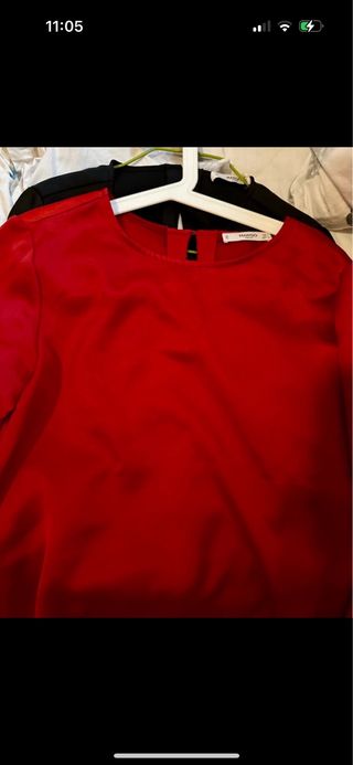 Blusa mangas flamenca