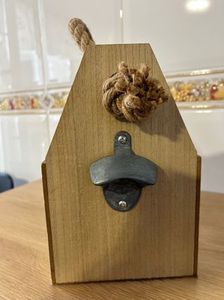 Botellero cerveza madera