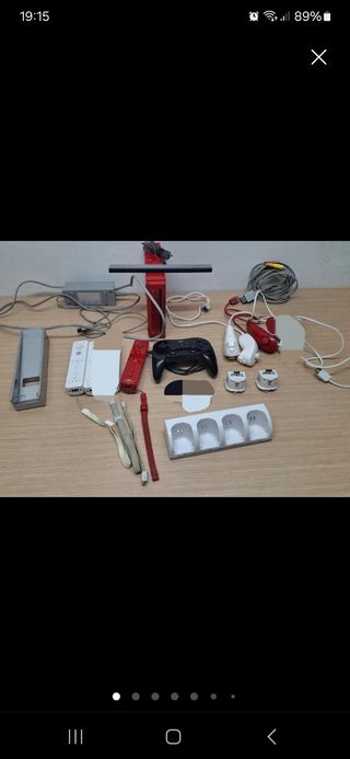 nintendo wii roja