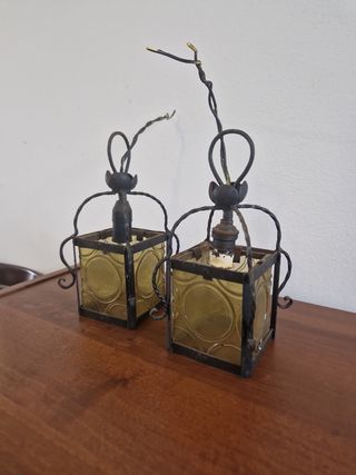 2 lampadari vintage