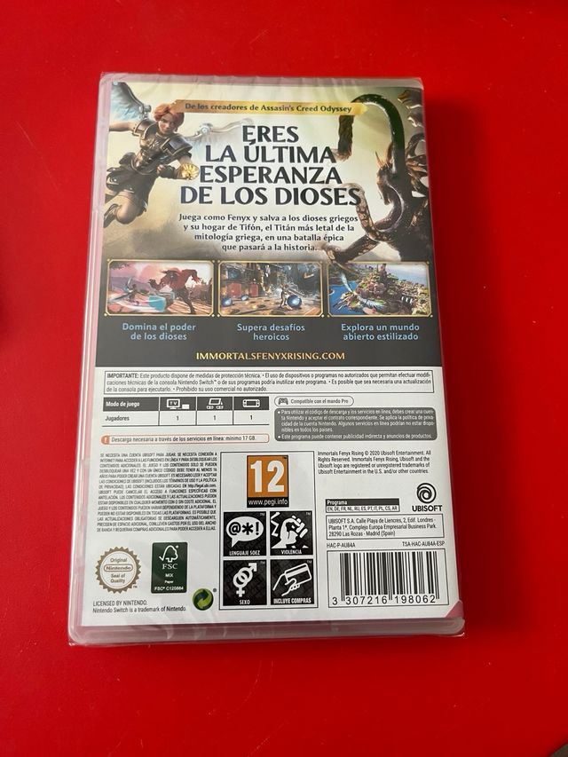 Juego nintendo Inmortals Fenix Rising