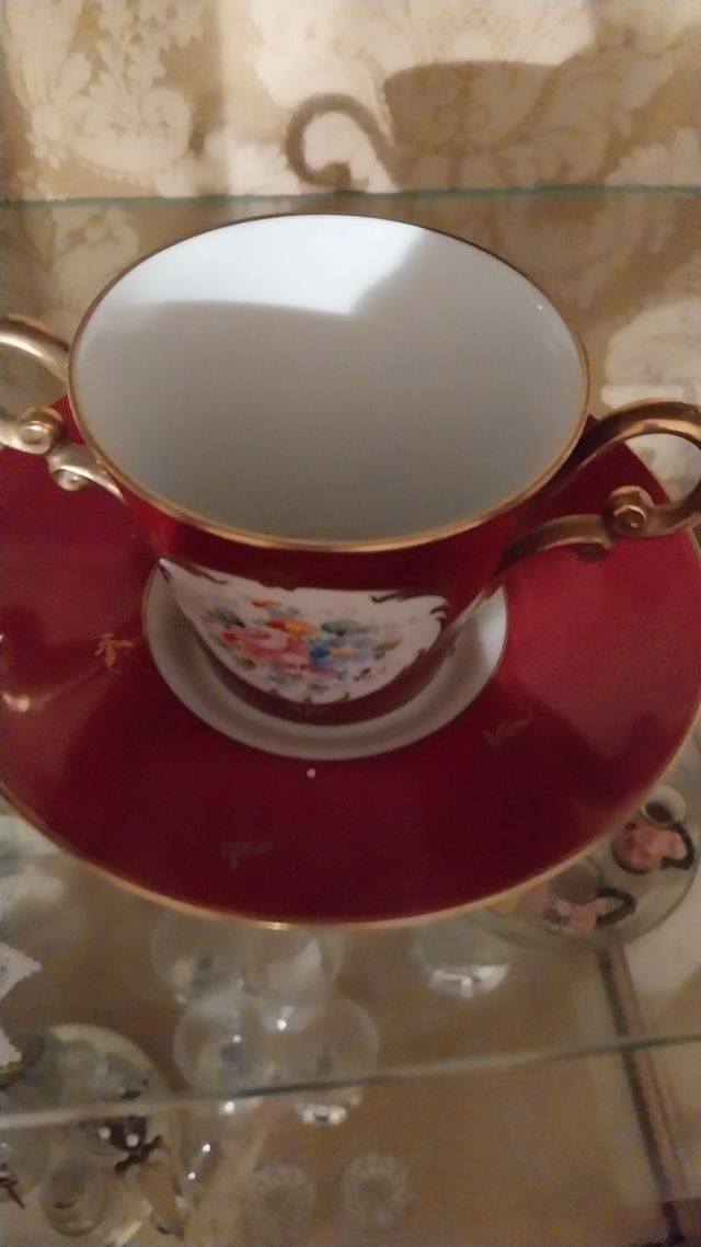 Tazza e piattino Limoges vintage