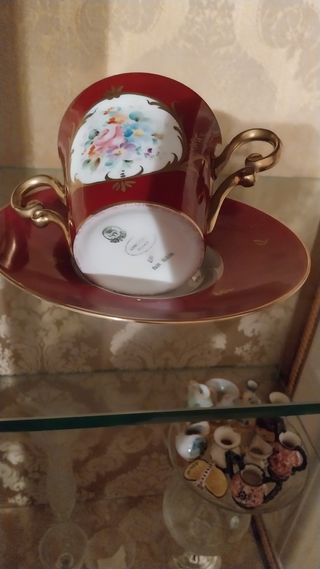 Tazza e piattino Limoges vintage