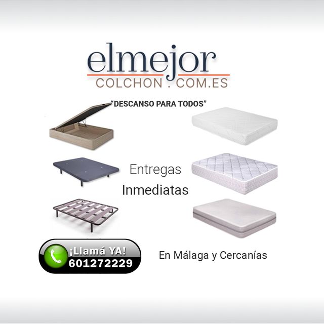 Colchón Viscoelástico con Somier Básico Málaga