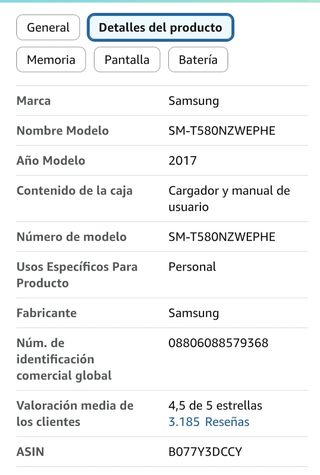 Samsung Galaxy tabA10 