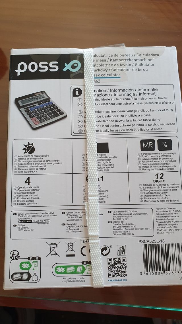 Calculadora de mesa