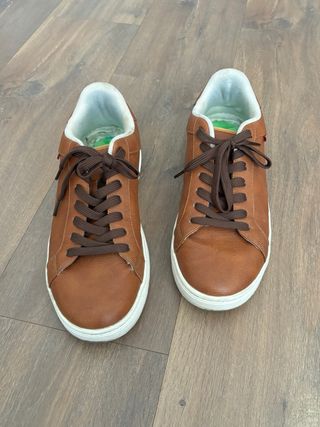 Zapatillas Levis Casual T 42 Marrón Piel impecable