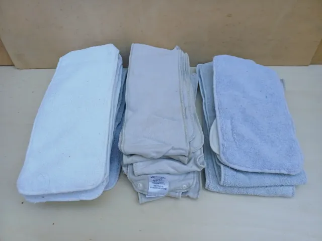 Lote de 25 pañales de tela
