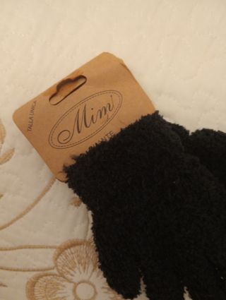 Guantes niños niñas negros