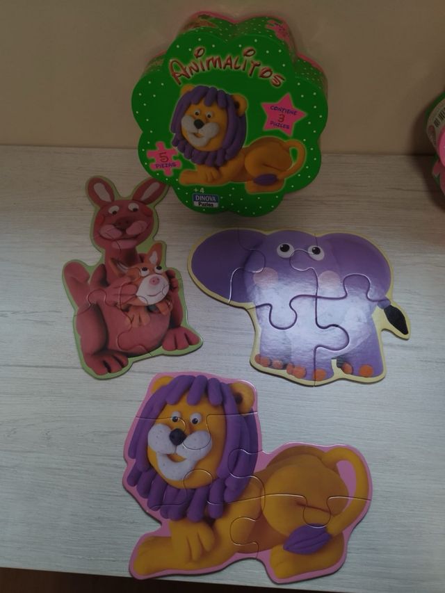 Puzzles para bebés 2 cajitas