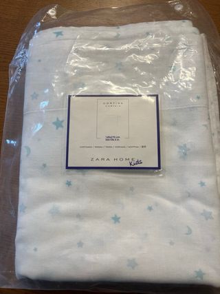 Cortina infantil de algodón de Zara Home