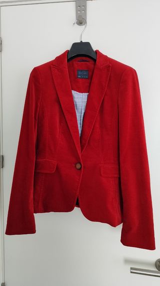 Chaqueta terciopelo Zara 