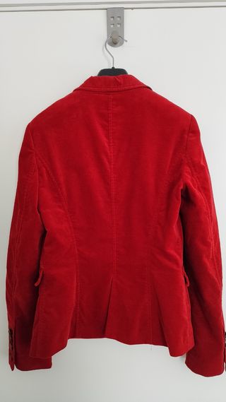 Chaqueta terciopelo Zara 