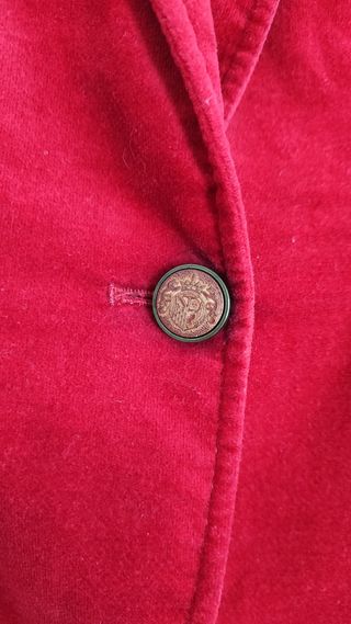 Chaqueta terciopelo Zara 