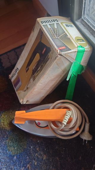 Plancha Solac y Philips años 60 y 70