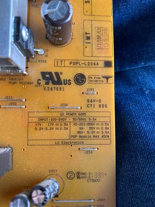 Eax64880001 fuente de alimentacion Lg