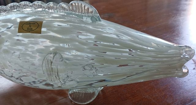 Vetro di Murano pesce anni 1960/69