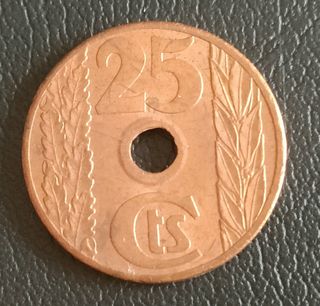 25 Céntimos 1938 - II República Es
