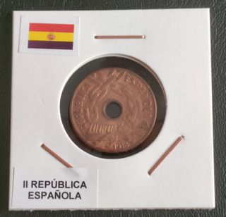 25 Céntimos 1938 - II República Es