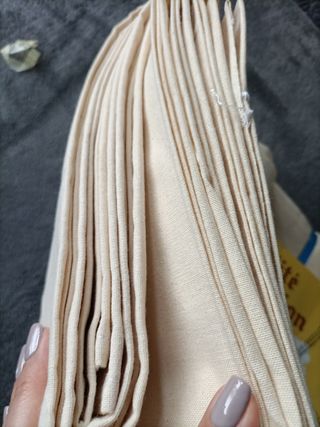 Juego de 2 sabanas de algodón crudo