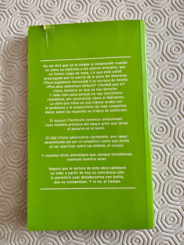 Manual del ecologista coñazo. 