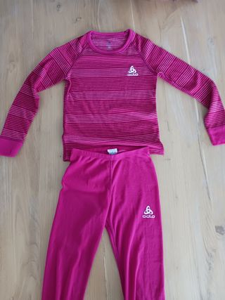 Ropa térmica esqui niño niña ODLO