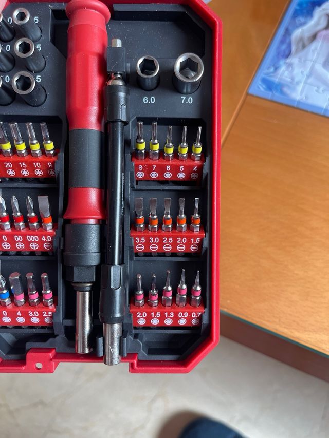Destornillador de precision y puntas Parkside
