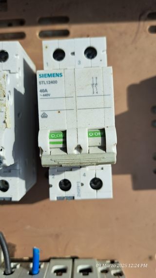 Interruttori generali-Impianto Elettrico