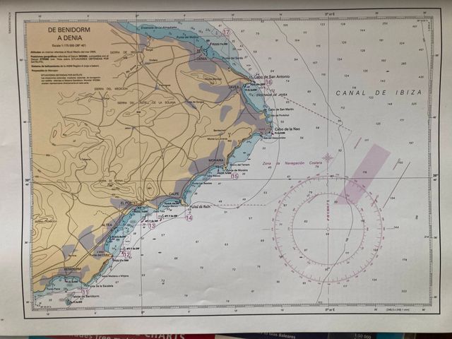 Cartas para navegacion deportiva del IHM