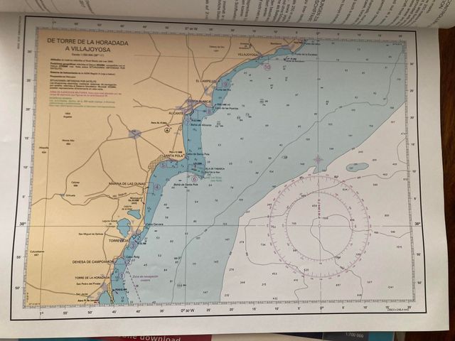 Cartas para navegacion deportiva del IHM