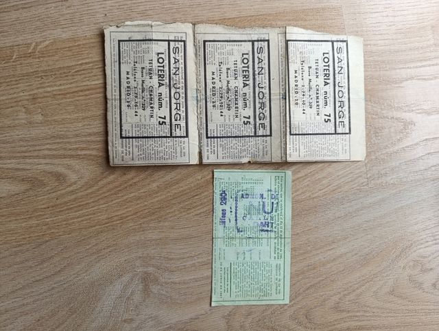 LOTERÍA NACIONAL AÑOS 1965,66.