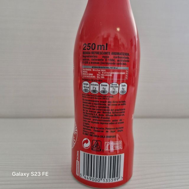 Botella coca cola xacobeo 2010