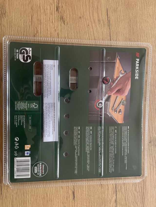 Set de llaves boca estrella con carraca