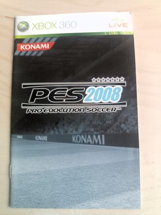 Manual PES 2008, Xbox 360