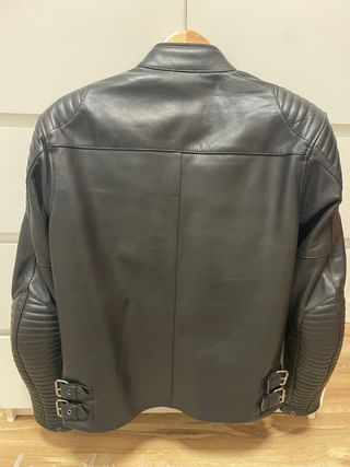 Chaqueta de piel para moto marca Segura