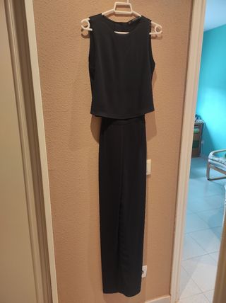 Mono Zara Vestir Mujer Azul Marino 