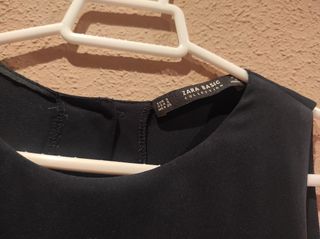 Mono Zara Vestir Mujer Azul Marino 