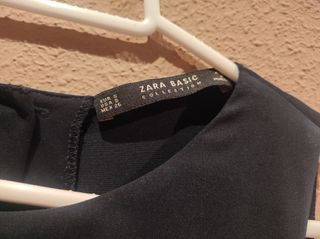 Mono Zara Vestir Mujer Azul Marino 