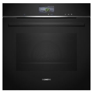 siemens iQ700 Horno con vapor Negro