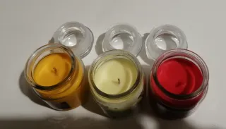 Candele profumate  3 pezzi