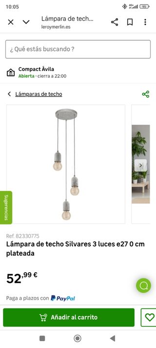 Lampara araña