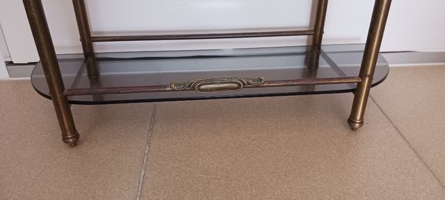 Estantería baño bronce antiguo