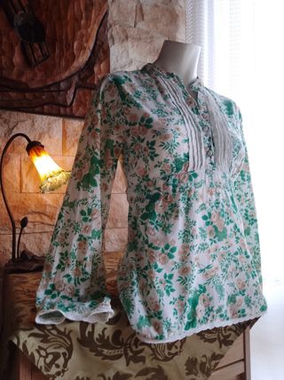 Algodón T36-38 blusa
