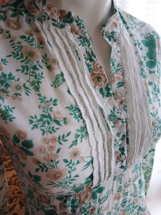 Algodón T36-38 blusa