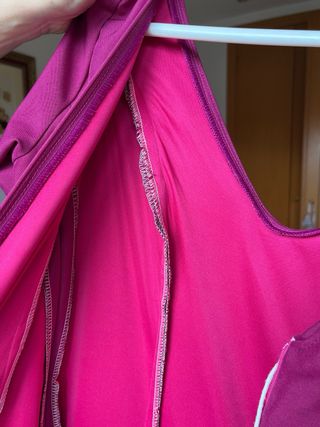 Traje de flamenca color Buganvilla