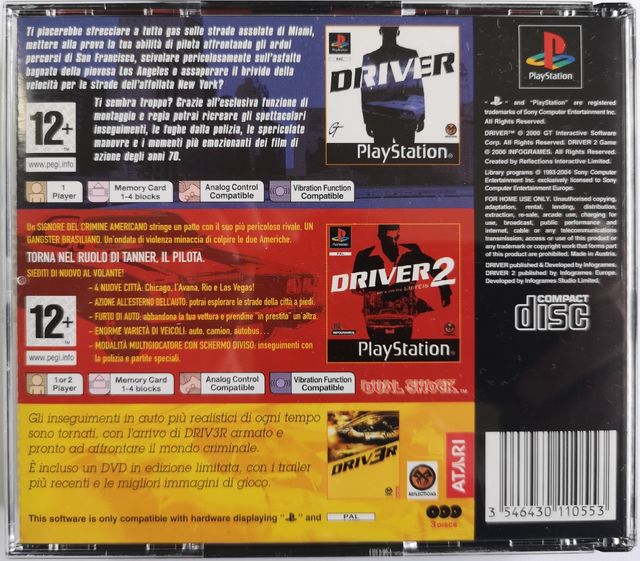 Driver Driver 2 Limited Edition bigbox playstation