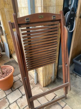 tumbona de teca Scan design