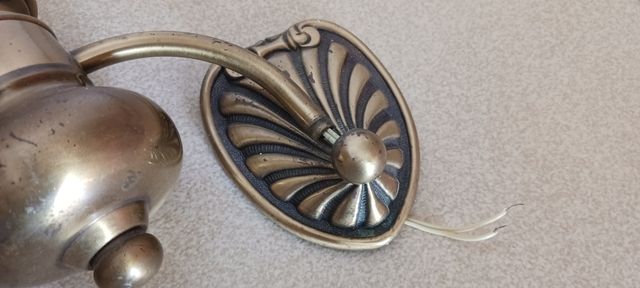 Lámparas baño bronce antiguo