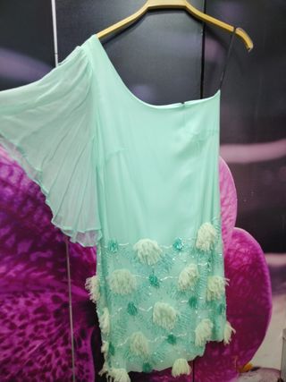 Vestido asimétrico fiesta