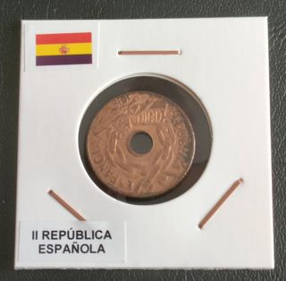 25 Céntimos 1938 - II República Es